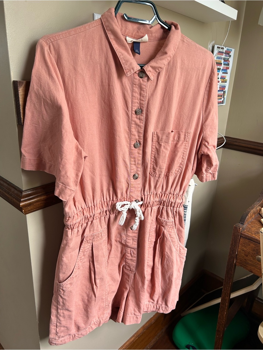 Linen Short Romper